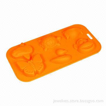 6-cavity silicone ice cube pans